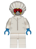 LEGO cty1029 Drone Engineer - White Safety Jumpsuit, Red Goggles and White Mask